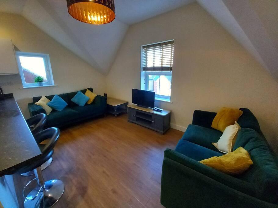 Appartement Roomy Penthouse 2 Double Bed - Spacious - Beeston - Free Secure Parking - Nottingham